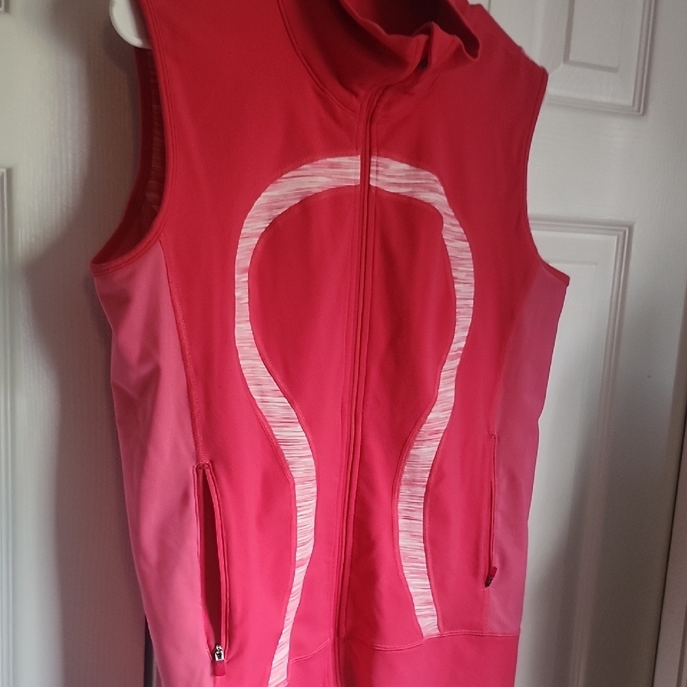 Lululemon Athletica Pink Zip-Up Vest